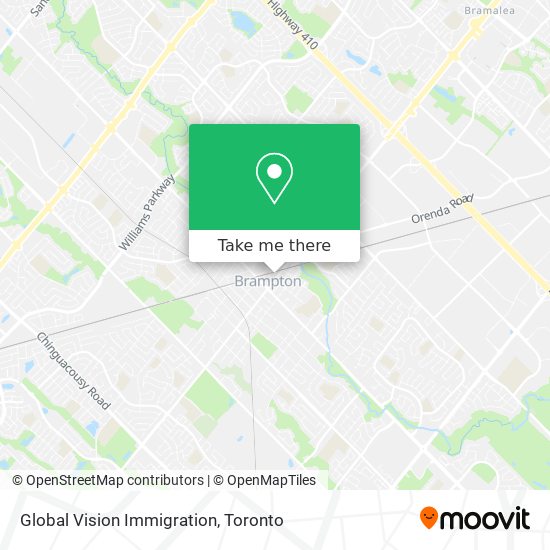 Global Vision Immigration map