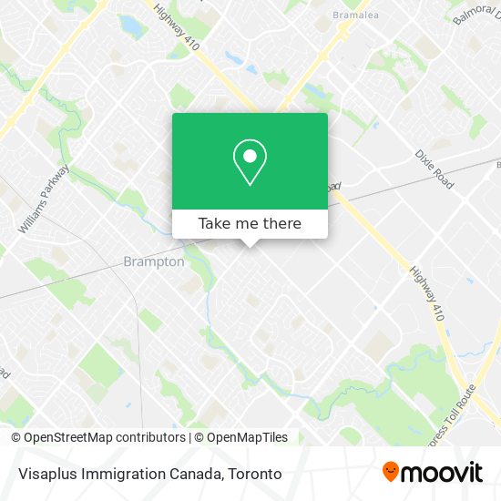 Visaplus Immigration Canada map