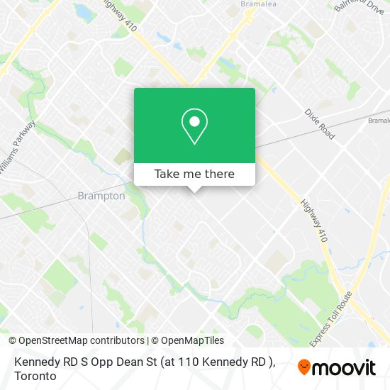 Kennedy RD S Opp Dean St (at 110 Kennedy RD ) map