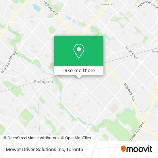 Mowat Driver Solutions Inc map