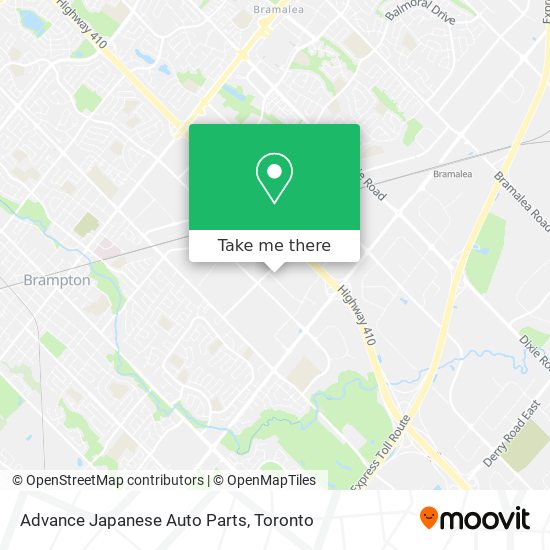 Advance Japanese Auto Parts map