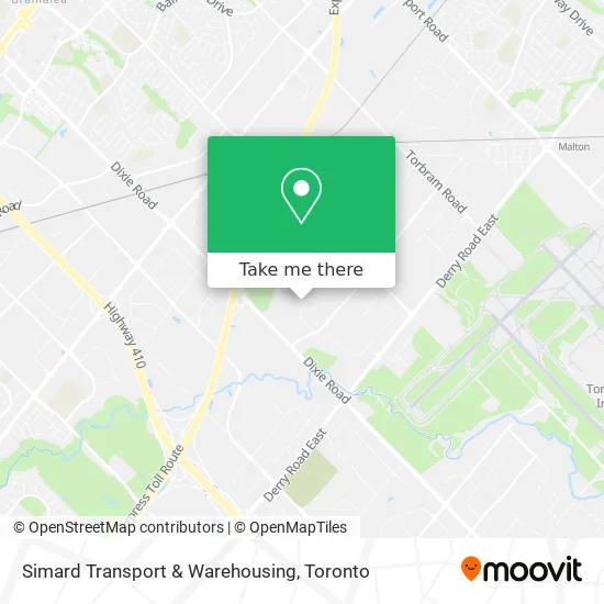 Simard Transport & Warehousing map