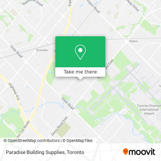 Paradise Building Supplies map