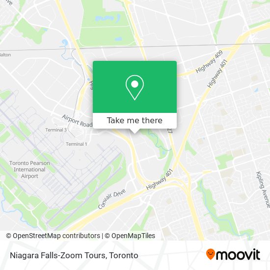 Niagara Falls-Zoom Tours map