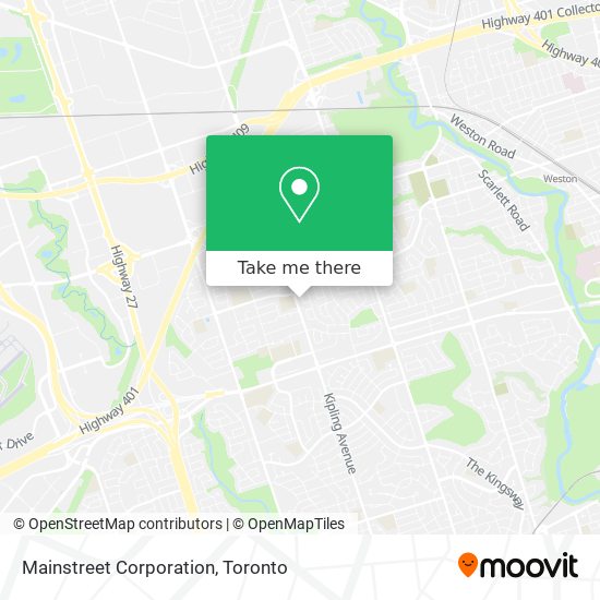 Mainstreet Corporation map