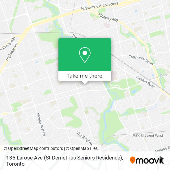 135 Larose Ave (St Demetrius Seniors Residence) plan