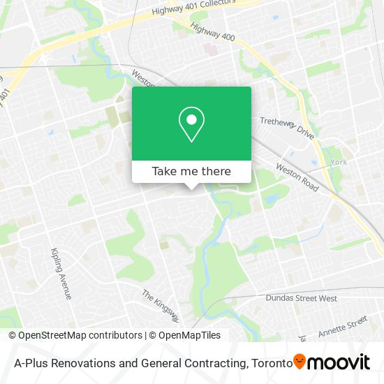 A-Plus Renovations and General Contracting map