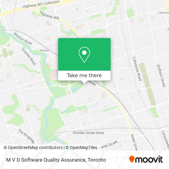 M V D Software Quality Assurance map