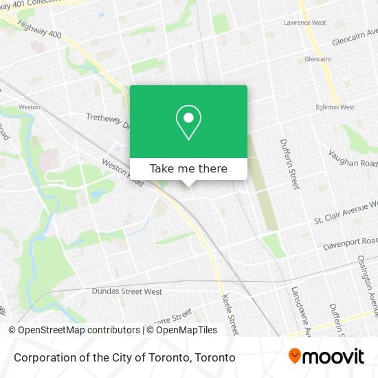 Corporation of the City of Toronto plan