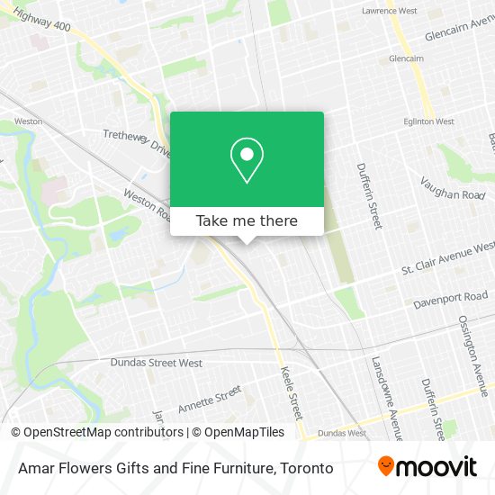 Amar Flowers Gifts and Fine Furniture map