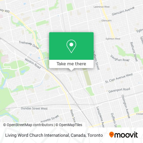 Living Word Church International, Canada map