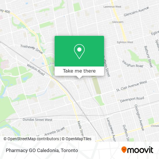 Pharmacy GO Caledonia map