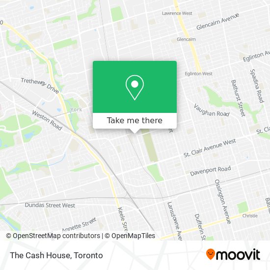 The Cash House map
