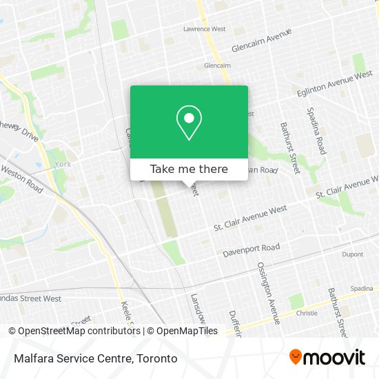 Malfara Service Centre map