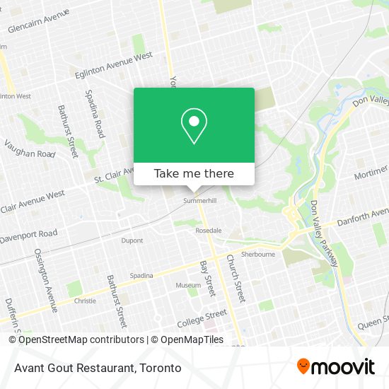 Avant Gout Restaurant map