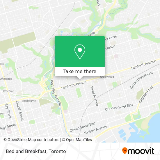 Bed and Breakfast map