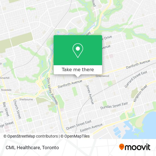 CML Healthcare map