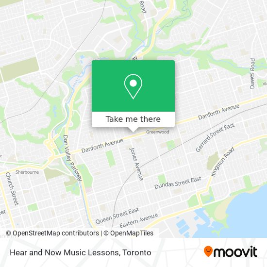 Hear and Now Music Lessons map