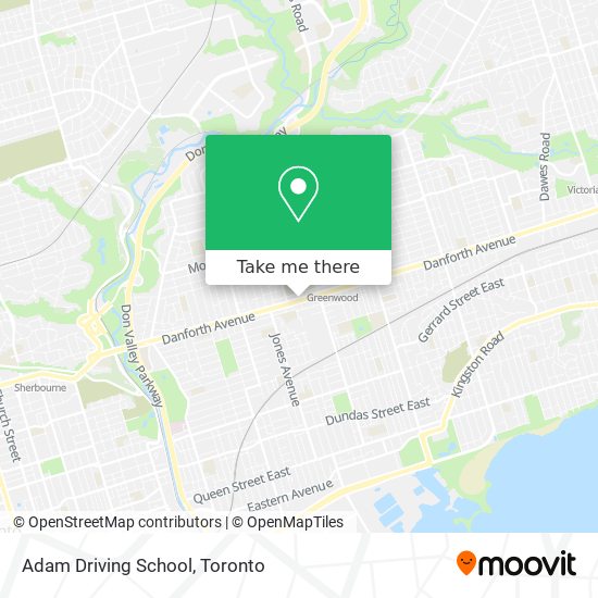 Adam Driving School map