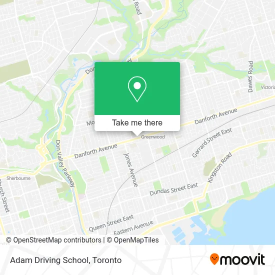 Adam Driving School map