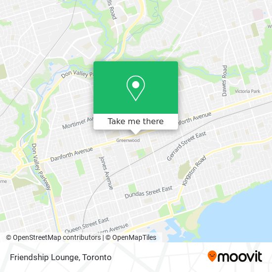 Friendship Lounge map