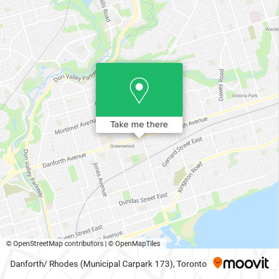 Danforth/ Rhodes (Municipal Carpark 173) plan