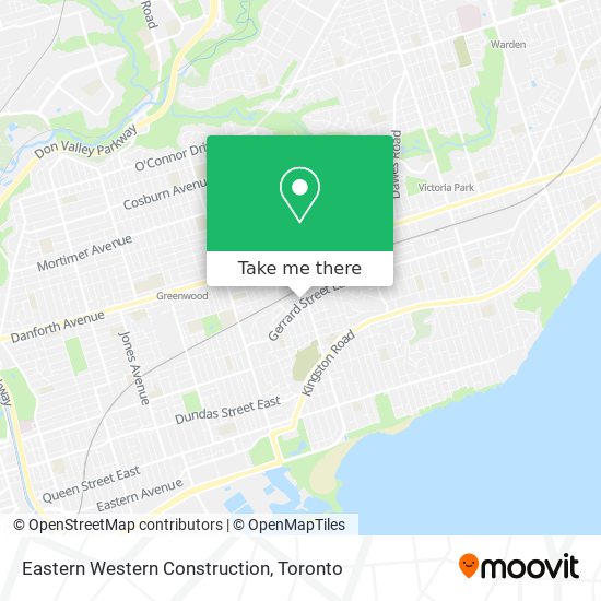 Eastern Western Construction map