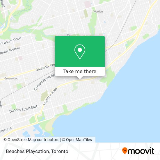 Beaches Playcation map