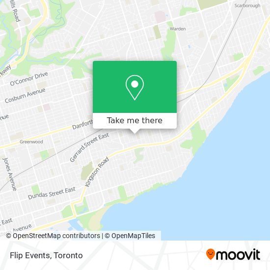 Flip Events map