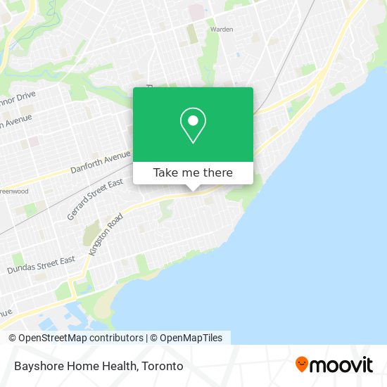 Bayshore Home Health map