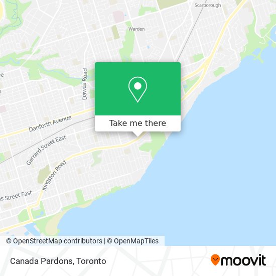 Canada Pardons map
