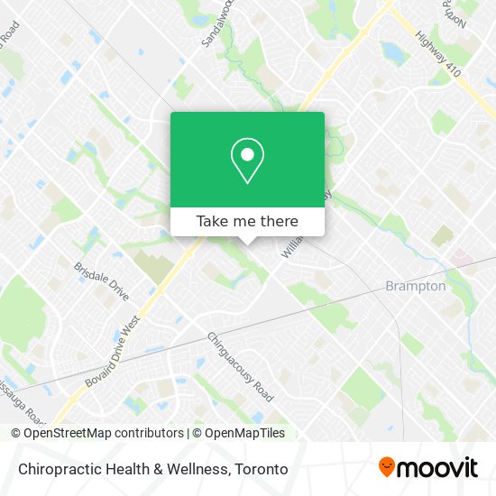 Chiropractic Health & Wellness map