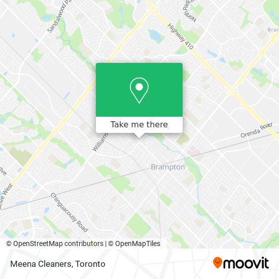 Meena Cleaners map