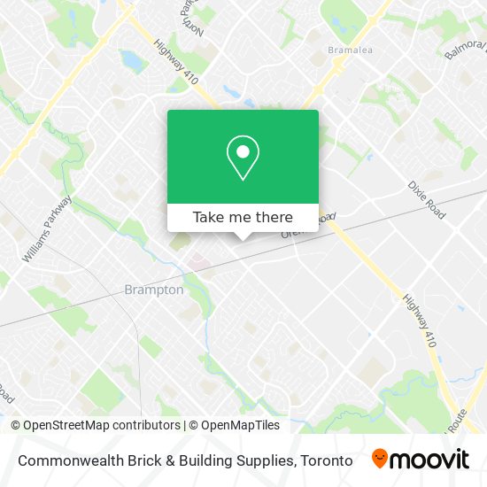 Commonwealth Brick & Building Supplies map