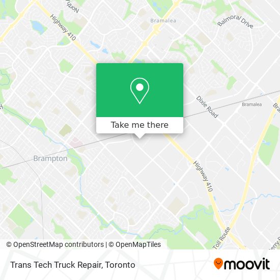 Trans Tech Truck Repair map