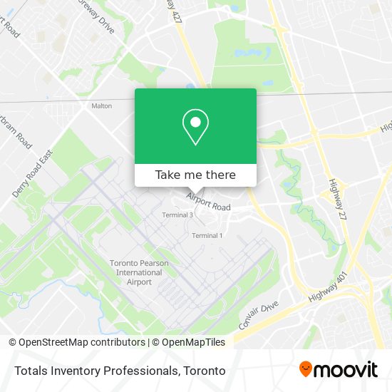 Totals Inventory Professionals map