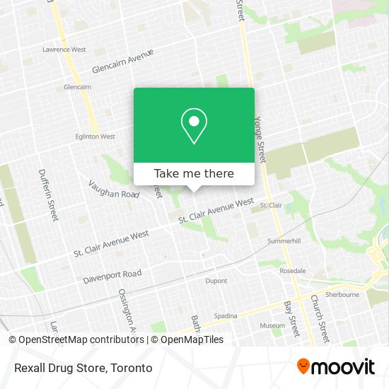 Rexall Drug Store map