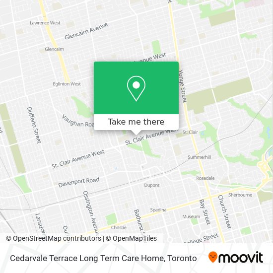 Cedarvale Terrace Long Term Care Home plan