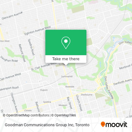 Goodman Communications Group Inc map