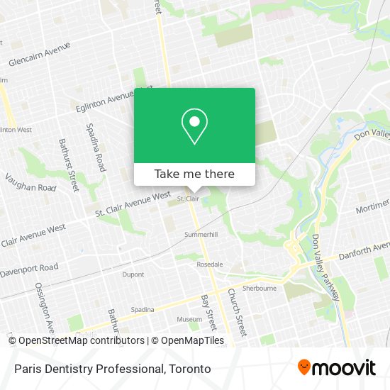 Paris Dentistry Professional map