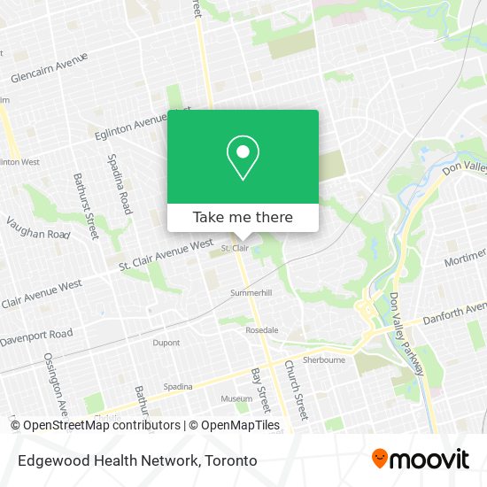 Edgewood Health Network map