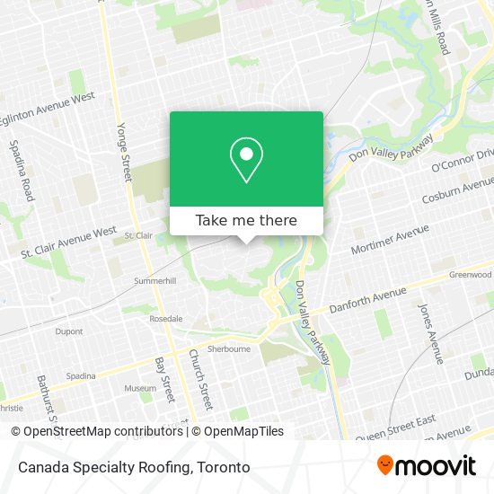 Canada Specialty Roofing plan