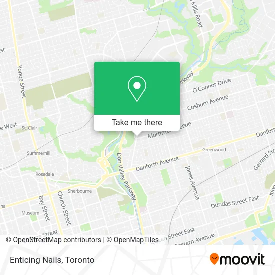 Enticing Nails map