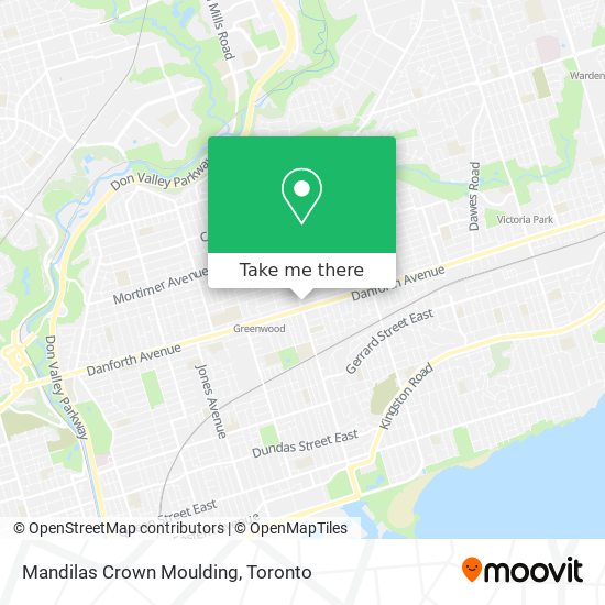 Mandilas Crown Moulding map