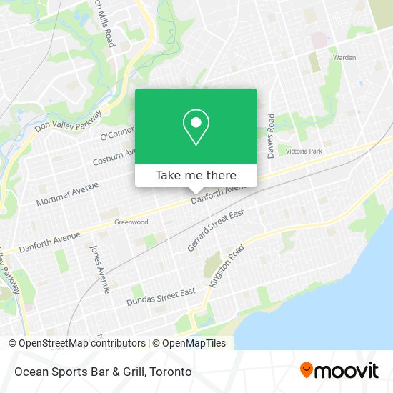 Ocean Sports Bar & Grill map