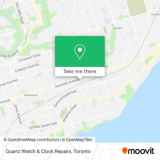 Quartz Watch & Clock Repairs map