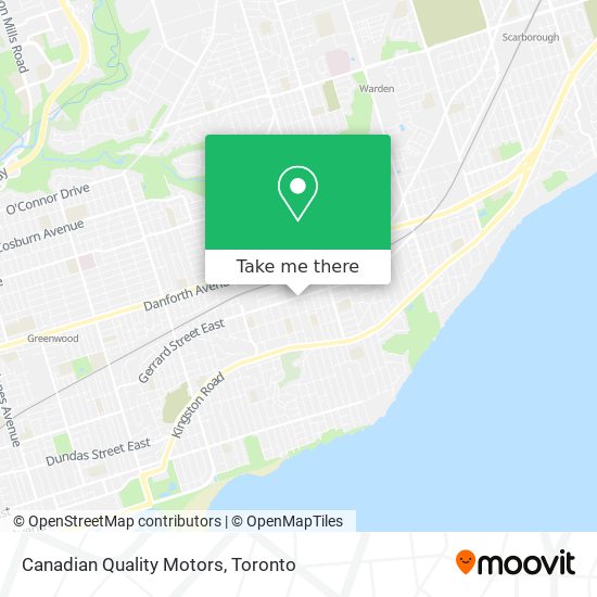 Canadian Quality Motors map