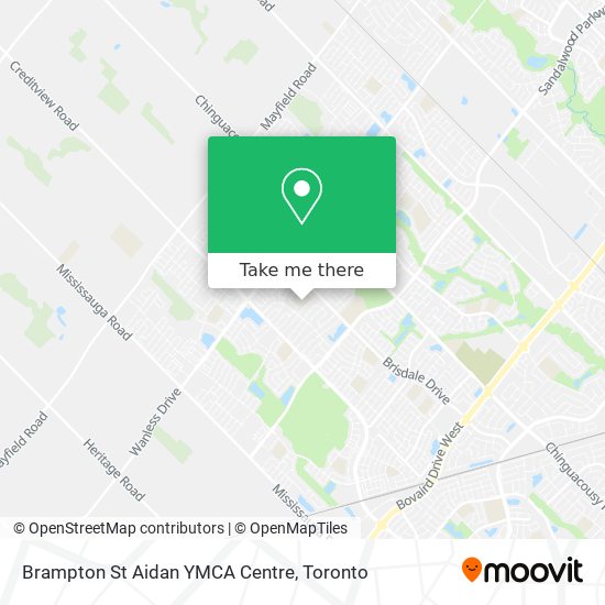 Brampton St Aidan YMCA Centre map