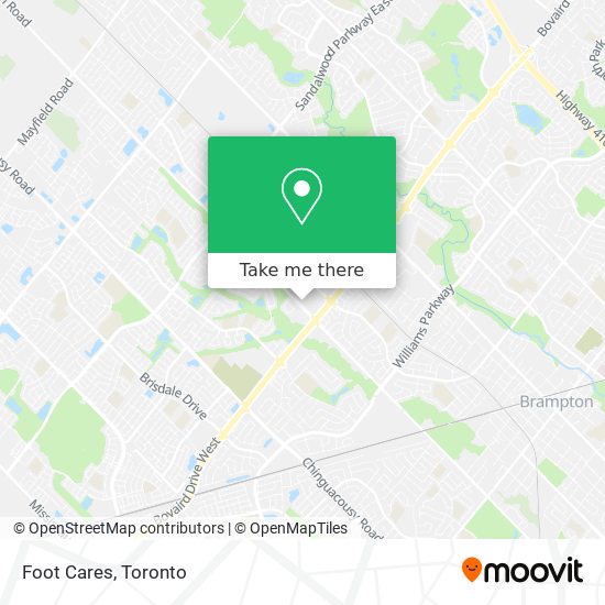 Foot Cares map