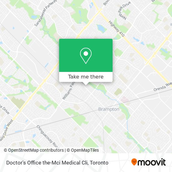 Doctor's Office the-Mci Medical Cli map